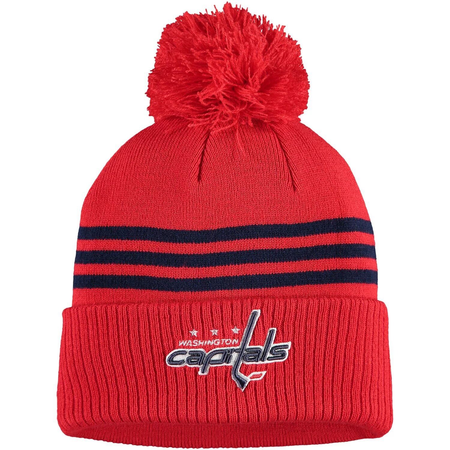 Мужская вязаная шапка adidas Red Washington Capitals Lock Room с тремя полосками и манжетами и помпоном
Мужская вязаная шапка adidas Red Washington Capitals Lock Room с тремя полосками и манжетами и помпоном