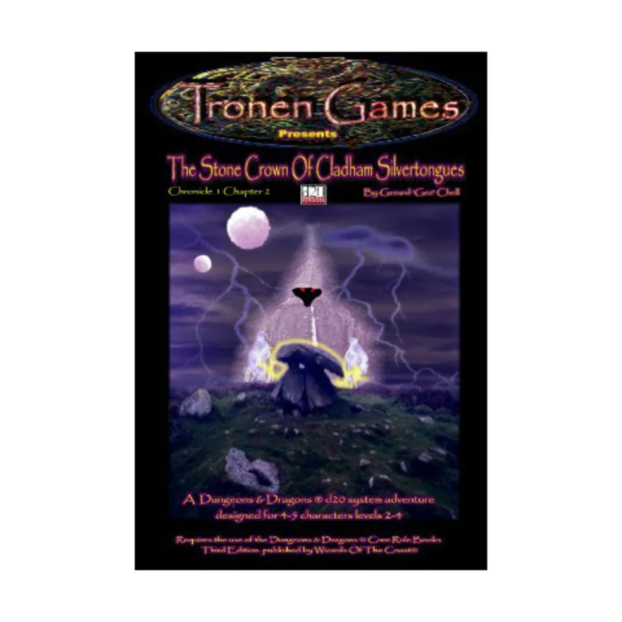 Модуль Stone Crown of Cladham Silvertongues, Fantasy Adventures (d20) (Tronen Games)
Модуль Stone Crown of Cladham Silvertongues, Fantasy Adventures (d20) (Tronen Games)