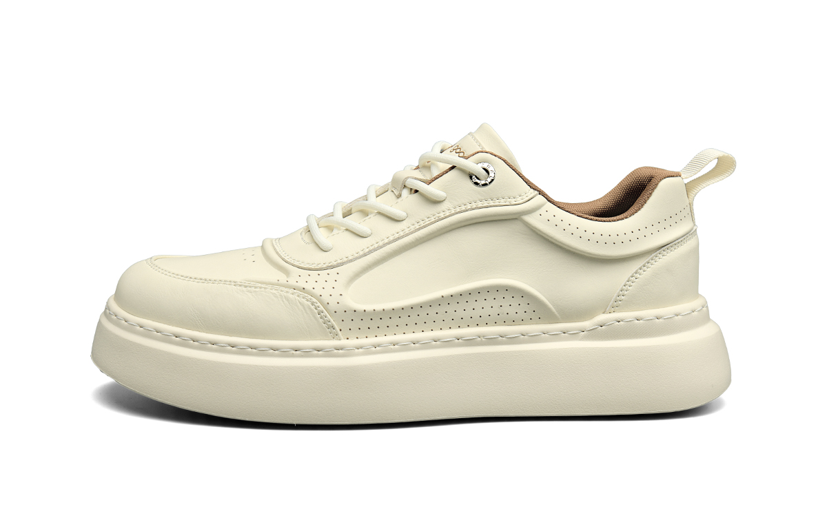 HLA Мужские низкие скейтерские кеды бежевые, цвет Beige
HLA Мужские низкие скейтерские кеды бежевые, цвет Beige