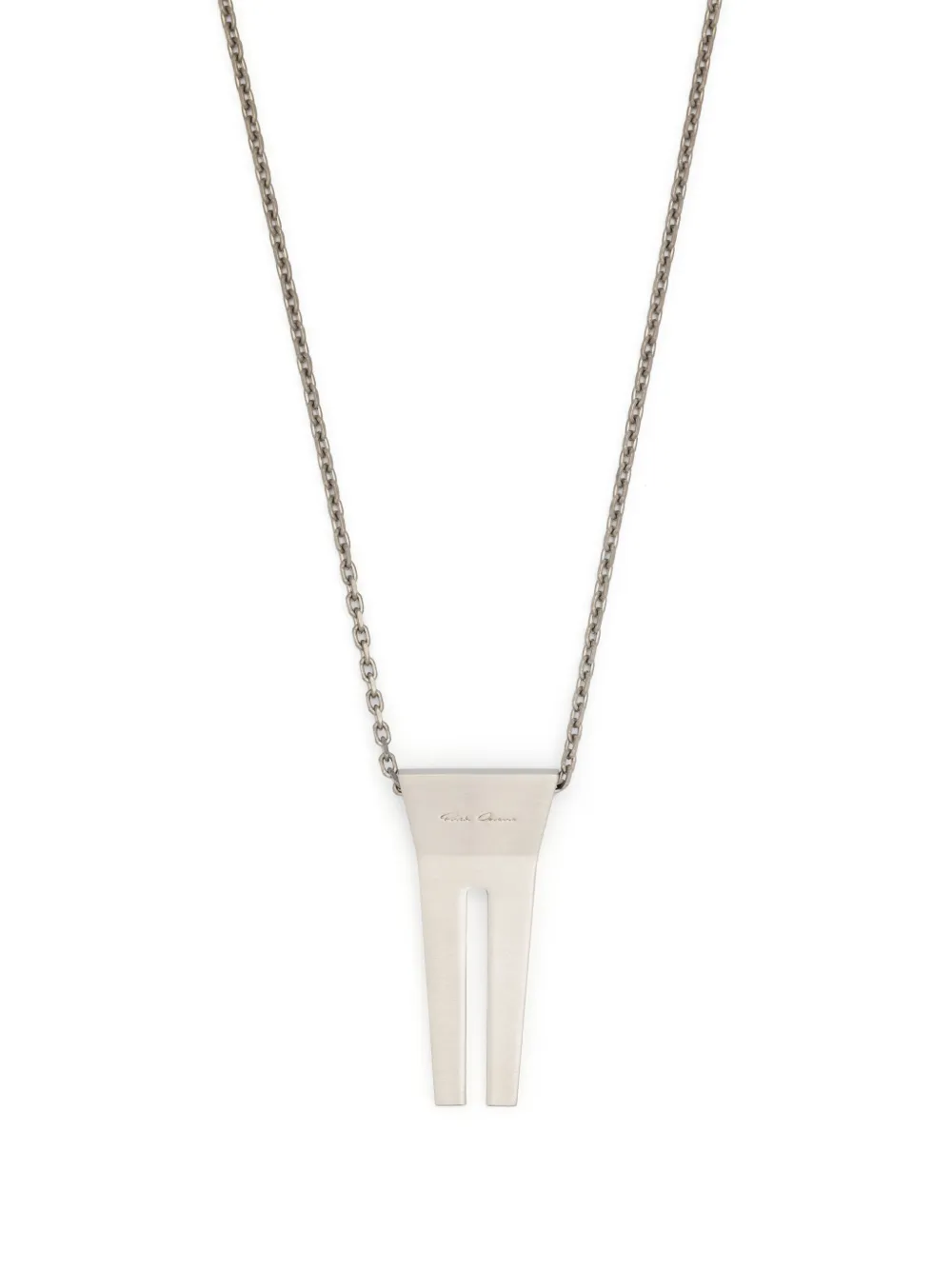 Колье с подвеской Rick Owens, серебяный
Колье с подвеской Rick Owens, серебяный