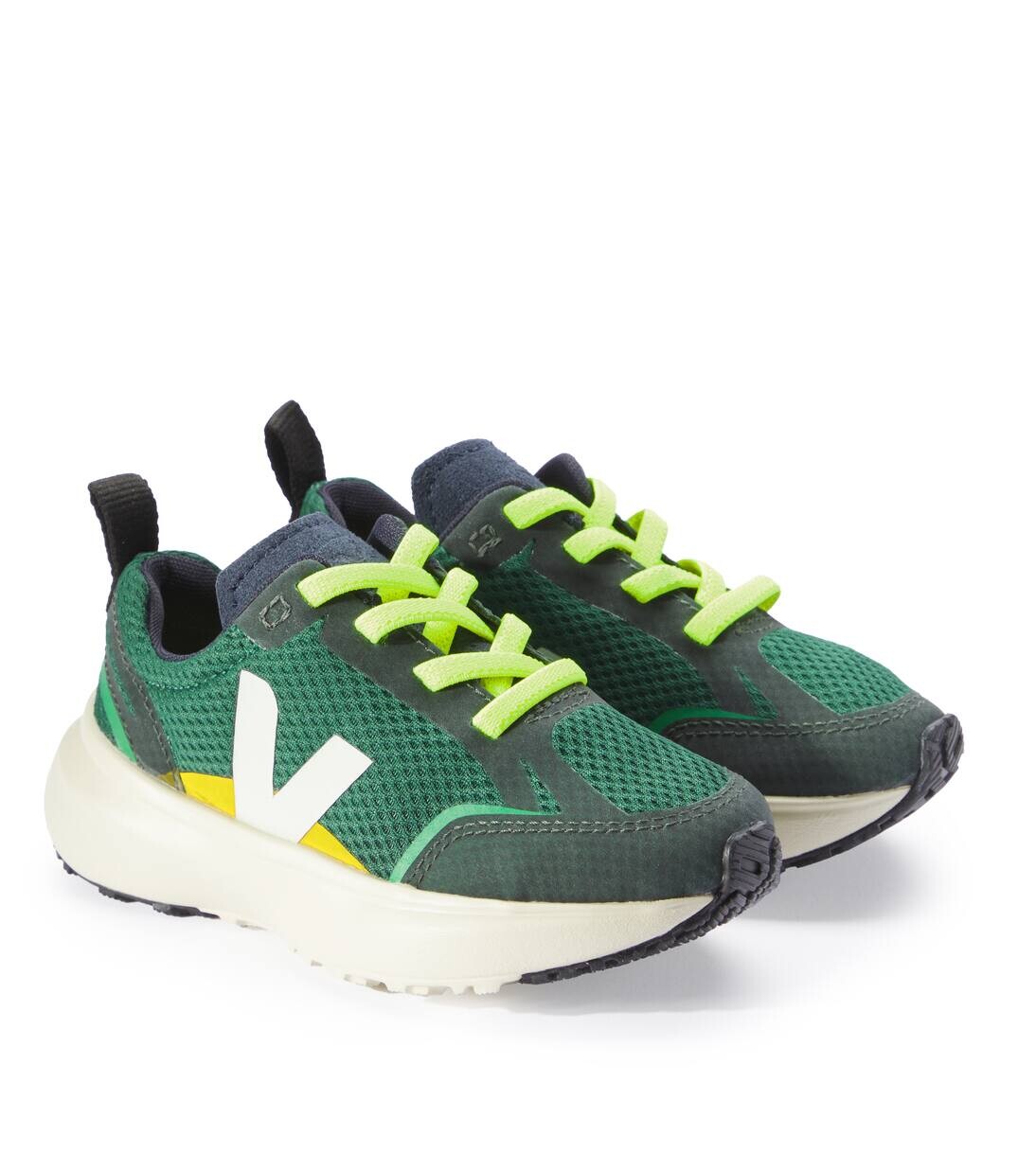 Канареечные кроссовки Veja Kids, цвет poker_jade 
Канареечные кроссовки Veja Kids, цвет poker_jade