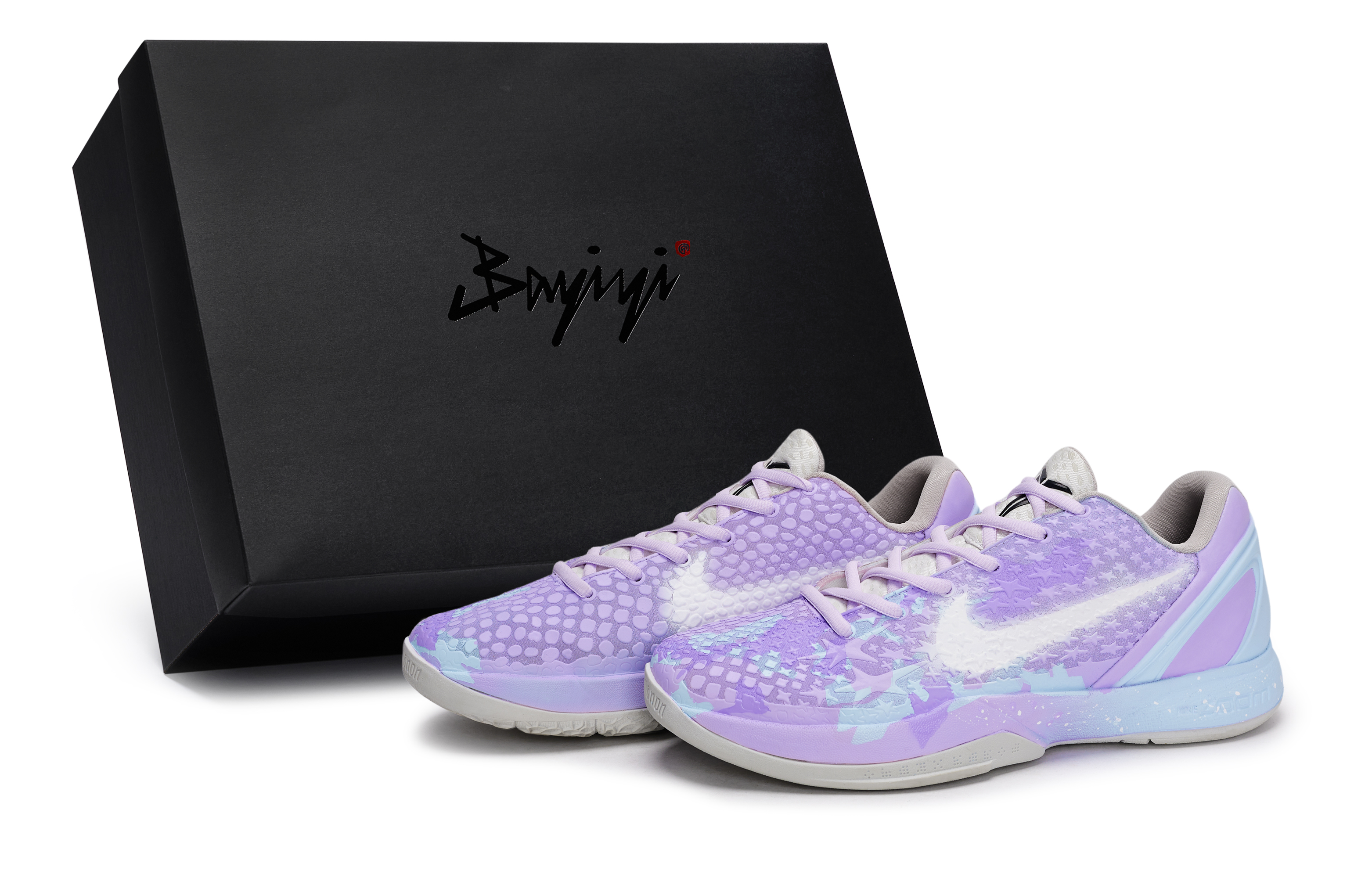 Nike Баскетбольные кроссовки Zoom Kobe 6 Low Top мужские, белые, синие, фиолетовые
Nike Баскетбольные кроссовки Zoom Kobe 6 Low Top мужские, белые, синие, фиолетовые