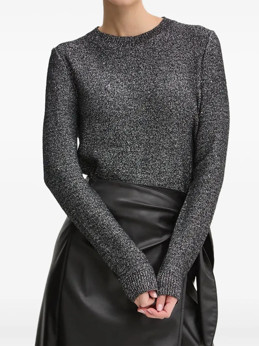 Свитер с круглым вырезом Hugo, серый
Свитер с круглым вырезом Hugo, серый