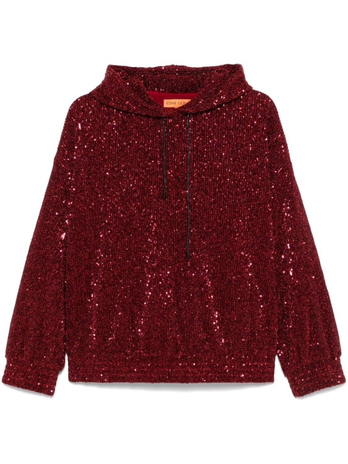 Толстовка с капюшоном, украшенная пайетками Stine Goya, красный
Толстовка с капюшоном, украшенная пайетками Stine Goya, красный