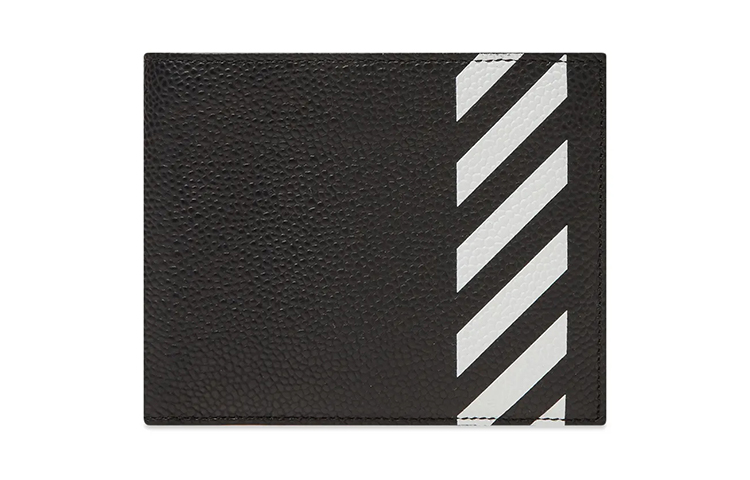 Кошелек из коровьей кожи унисекс черный OFF-WHITE 
Кошелек из коровьей кожи унисекс черный OFF-WHITE