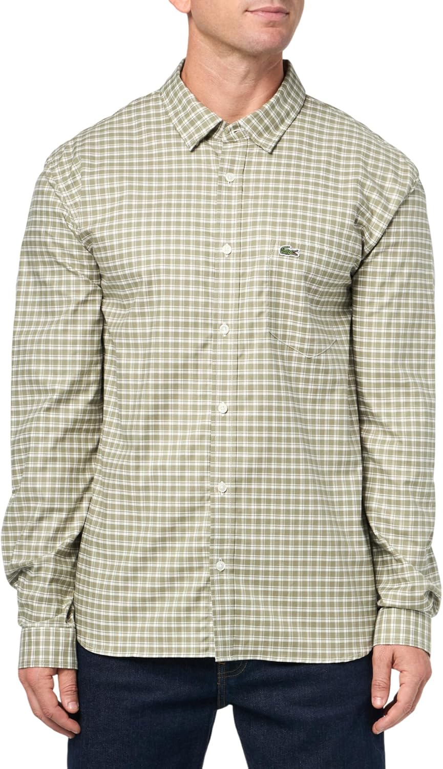 Lacoste мужская фланелевая рубашка с длинным рукавом, обычный крой, цвет flour, размер L
Lacoste мужская фланелевая рубашка с длинным рукавом, обычный крой, цвет flour, размер L