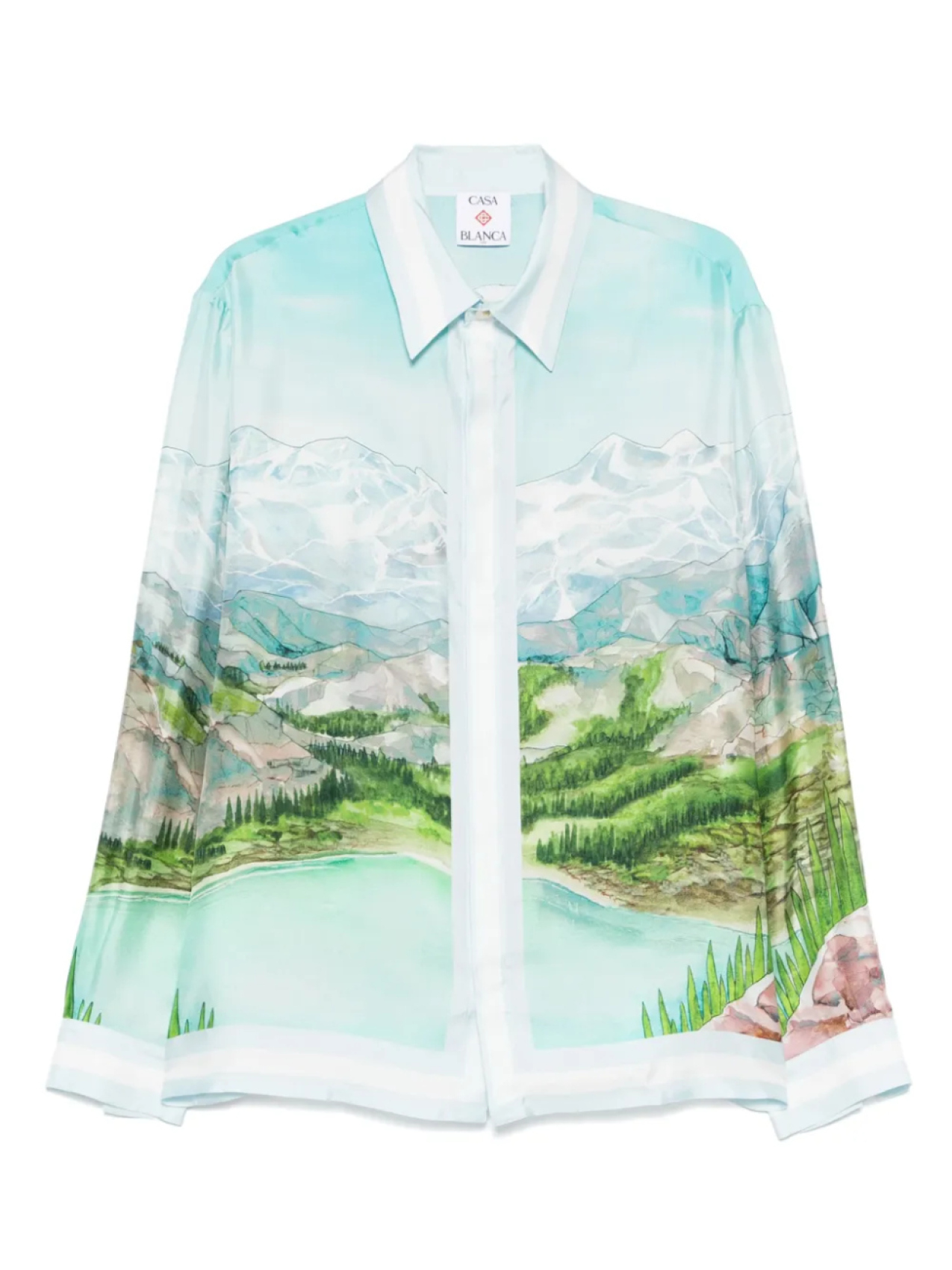 Casablanca шелковая рубашка, синий
Casablanca шелковая рубашка, синий