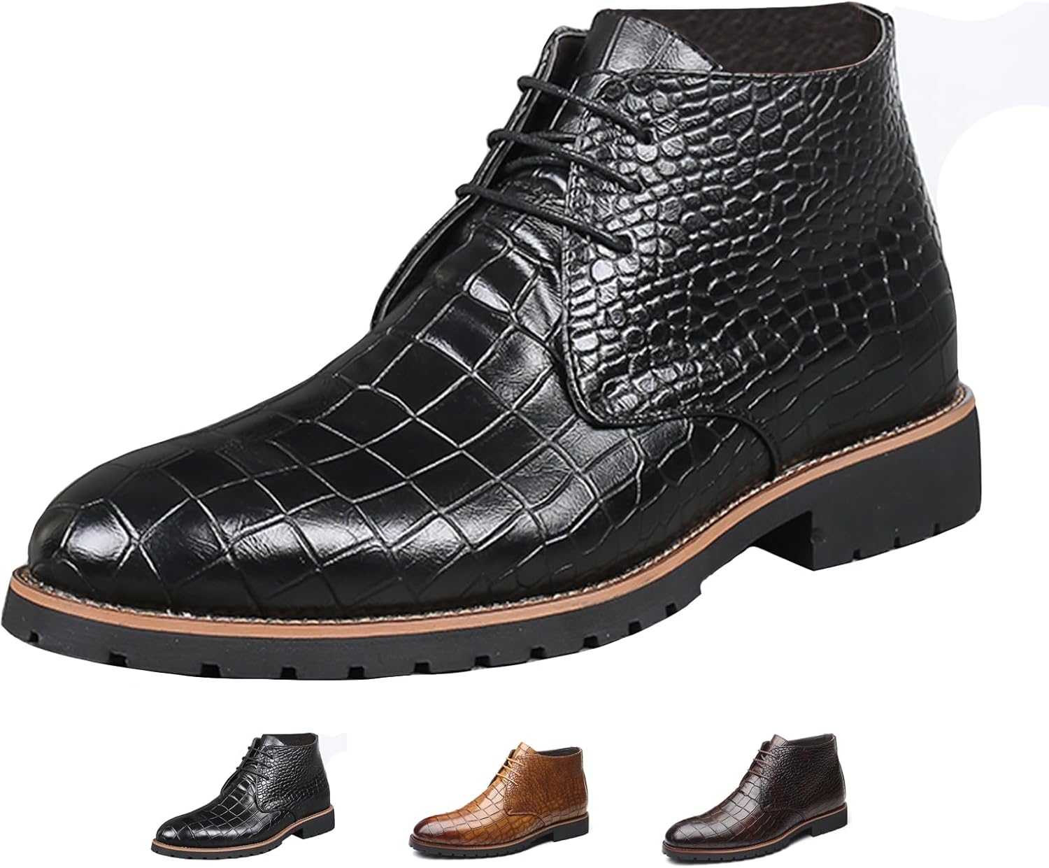 Мужские кожаные высокие ботинки Чукка с принтом, модный британский стиль, заостренный носок, шнуровка, ботинки Челси, деловые повседневные дерби, оксфорды до щиколотки Glbdu, черный
Мужские кожаные высокие ботинки Чукка с принтом, модный британский стиль, заостренный носок, шнуровка, ботинки Челси, деловые повседневные дерби, оксфорды до щиколотки Glbdu, черный