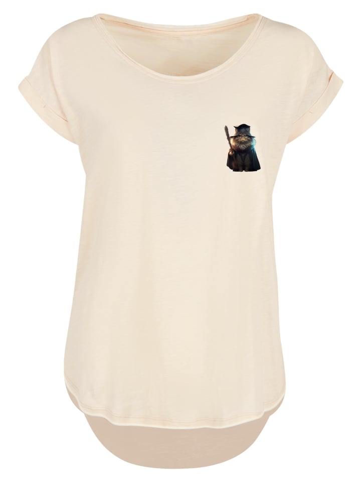 F4NT4STIC Длинная футболка с изображением кота-волшебника, цвет белый песок
F4NT4STIC Длинная футболка с изображением кота-волшебника, цвет белый песок