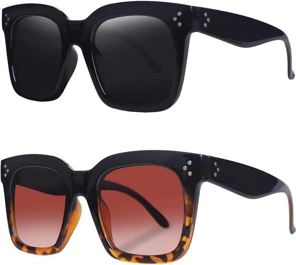 Винтажные женские солнцезащитные очки большого размера, дизайнерские, роскошные, квадратной формы, защита от УФ-излучения UV400, плоские линзы TAOTAOQI, (2 Pack) Black Frame Grey Lens+black-leopard Frame Gradient Brown Lens
Винтажные женские солнцезащитные очки большого размера, дизайнерские, роскошные, квадратной формы, защита от УФ-излучения UV400, плоские линзы TAOTAOQI, (2 Pack) Black Frame Grey Lens+black-leopard Frame Gradient Brown Lens