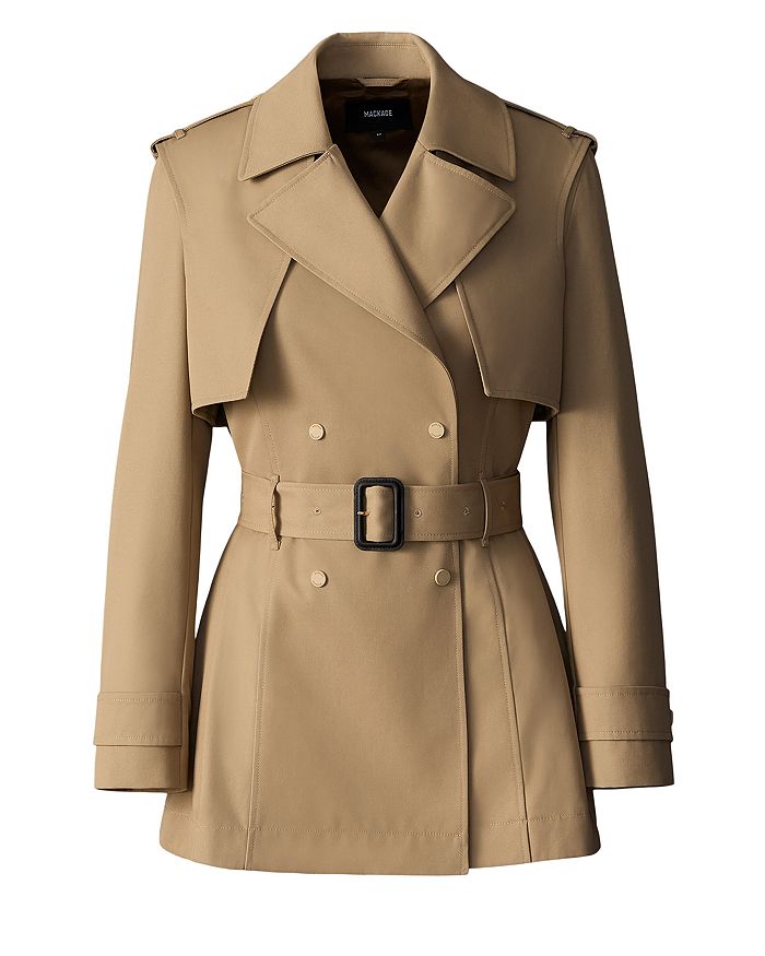 Adva Mid-Length Belted Trench Coat – Тренч Adva средней длины с поясом Mackage, коричневый/бежевый 
Adva Mid-Length Belted Trench Coat – Тренч Adva средней длины с поясом Mackage, коричневый/бежевый