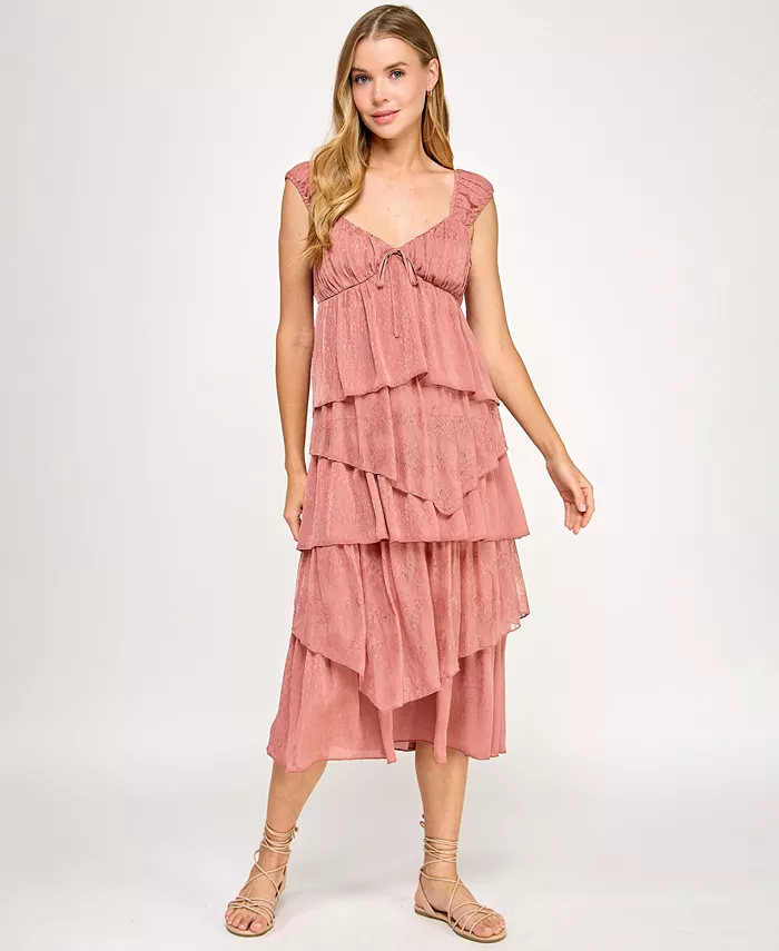 Платье миди с кружевом в форме сердца для юниоров SENI & CADE
Платье миди с кружевом в форме сердца для юниоров SENI & CADE