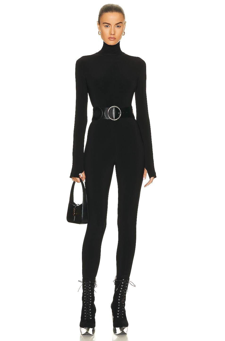 Комбинезон Norma Kamali Long Sleeve Turtleneck Catsuit With Footie, черный
Комбинезон Norma Kamali Long Sleeve Turtleneck Catsuit With Footie, черный