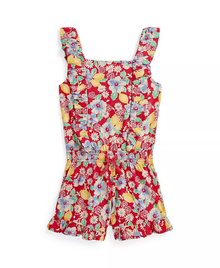 Ромпер из джерси с рюшами и цветочным принтом для девочек и малышек Polo Ralph Lauren, красный
Ромпер из джерси с рюшами и цветочным принтом для девочек и малышек Polo Ralph Lauren, красный