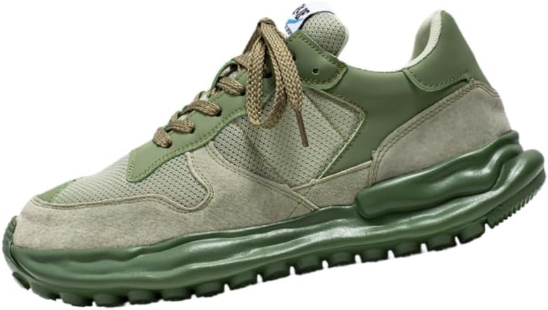 Мужские дышащие спортивные кроссовки - повседневная модель на шнуровке - для бега на улице - резиновая подошва Fusecottc, зеленый
Мужские дышащие спортивные кроссовки - повседневная модель на шнуровке - для бега на улице - резиновая подошва Fusecottc, зеленый