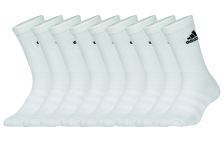 Высокие носки унисекс белые Adidas, белые 3 пары
Высокие носки унисекс белые Adidas, белые 3 пары