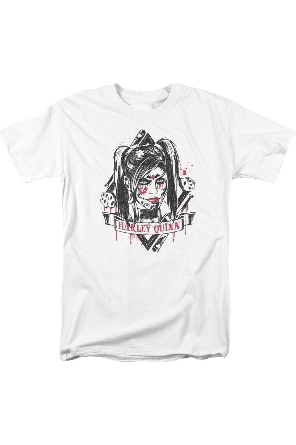 Футболка с коротким рукавом для взрослых Batman Arkham Knight Sugar Quinn Gildan, белый
Футболка с коротким рукавом для взрослых Batman Arkham Knight Sugar Quinn Gildan, белый
