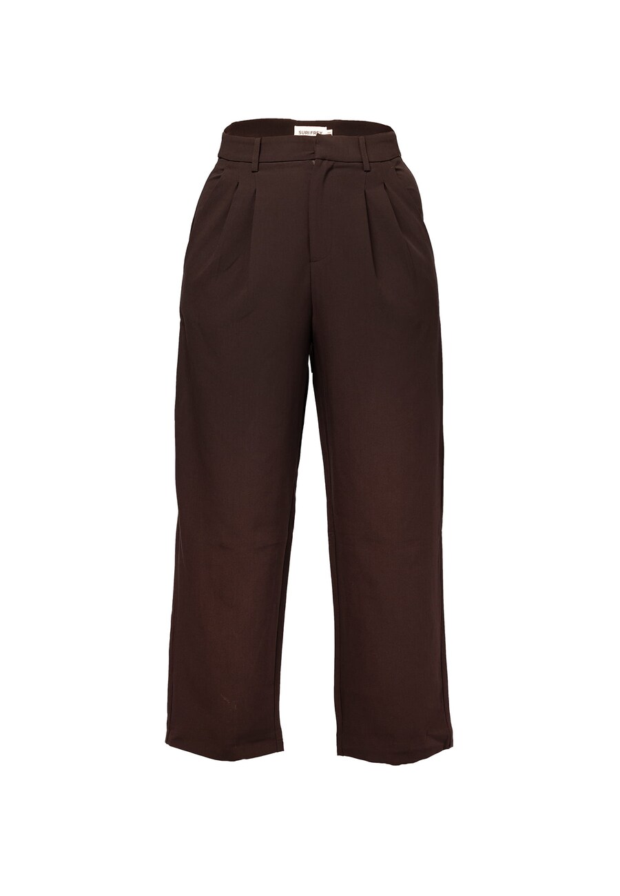 Обычные брюки со складками спереди Suri Frey SFY Freyday, коричневый
Обычные брюки со складками спереди Suri Frey SFY Freyday, коричневый