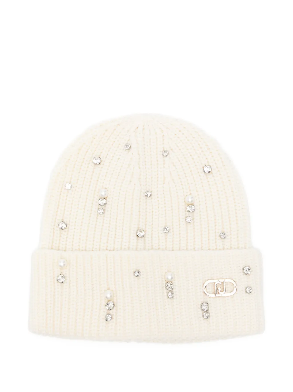Ребристая шапка, украшенная кристаллами LIU JO, нейтральный
Ребристая шапка, украшенная кристаллами LIU JO, нейтральный