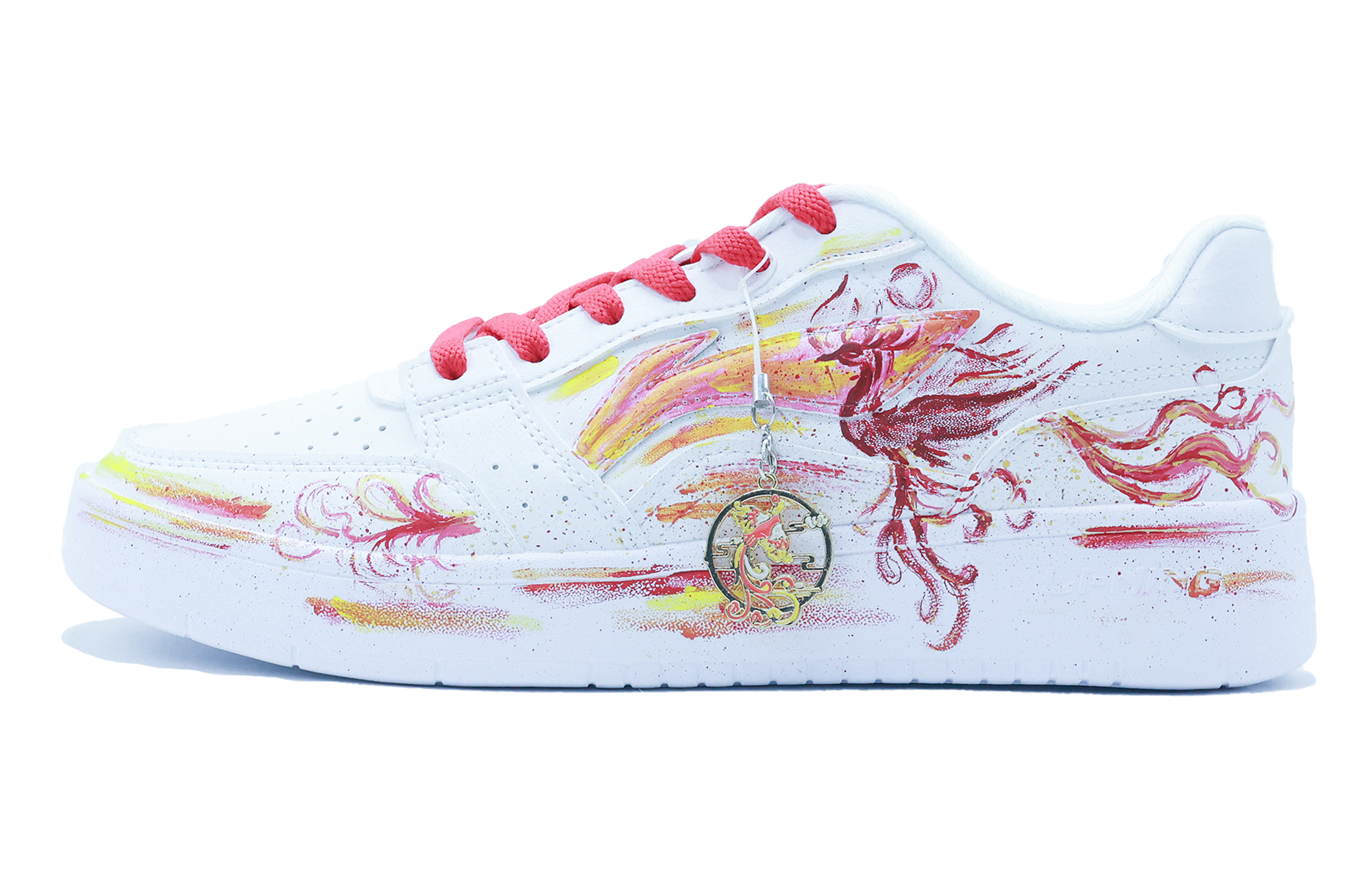 LINING Кроссовки для скейтбординга Acer Truncatum с противоскользящей амортизацией и износостойкостью, низкие, мужские, белые, красные, желтые 
LINING Кроссовки для скейтбординга Acer Truncatum с противоскользящей амортизацией и износостойкостью, низкие, мужские, белые, красные, желтые