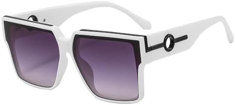 Новые солнцезащитные очки 2025 года: женские, винтажные, в крупной оправе; мужские, модные, роскошные, с защитой от УФ-излучения UV400, белые, один размер SAGESWA, One Color
Новые солнцезащитные очки 2025 года: женские, винтажные, в крупной оправе; мужские, модные, роскошные, с защитой от УФ-излучения UV400, белые, один размер SAGESWA, One Color