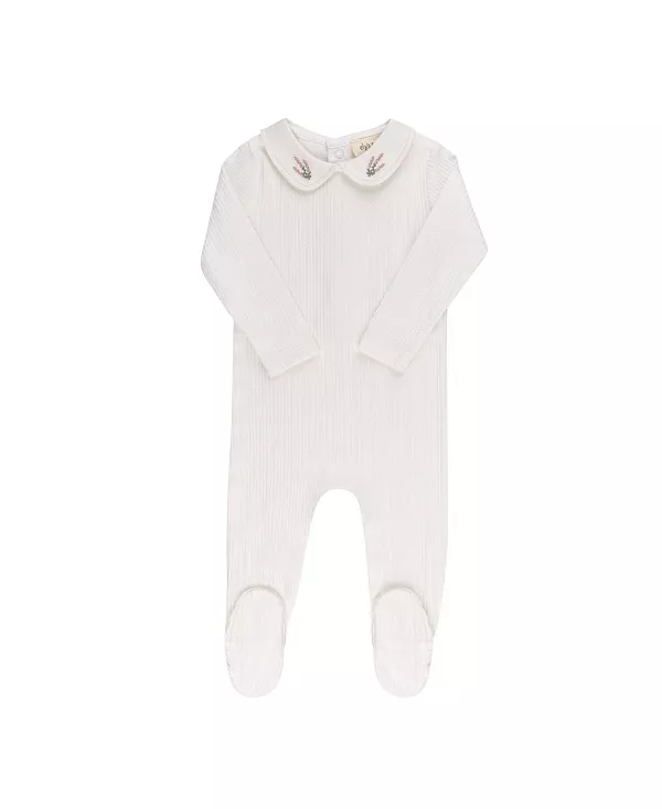 Детский комбинезон унисекс из органического хлопка с вышитым воротником. Ely'S & Co., белый
Детский комбинезон унисекс из органического хлопка с вышитым воротником. Ely'S & Co., белый
