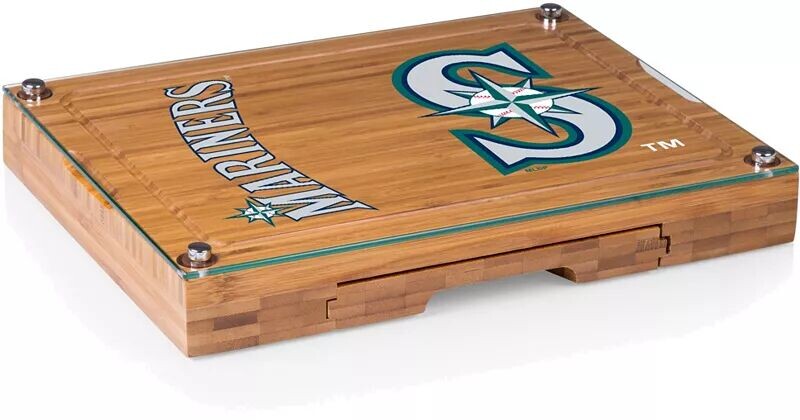 Picnic Time Сиэтл Маринерс Концерт Стеклянная столешница Доска для сыра и набор ножей
Picnic Time Сиэтл Маринерс Концерт Стеклянная столешница Доска для сыра и набор ножей