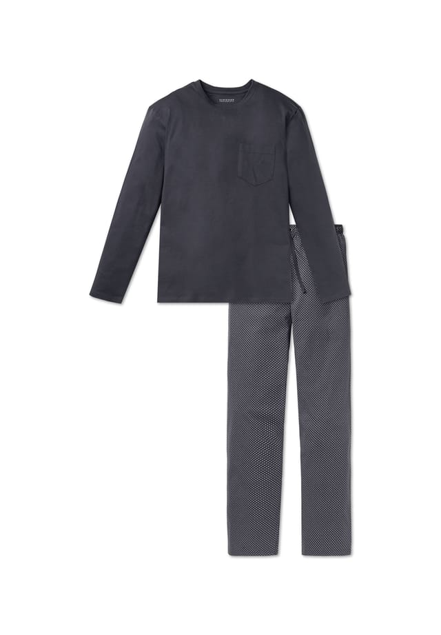 Пижама цвета черного дерева Schiesser, серый
Пижама цвета черного дерева Schiesser, серый