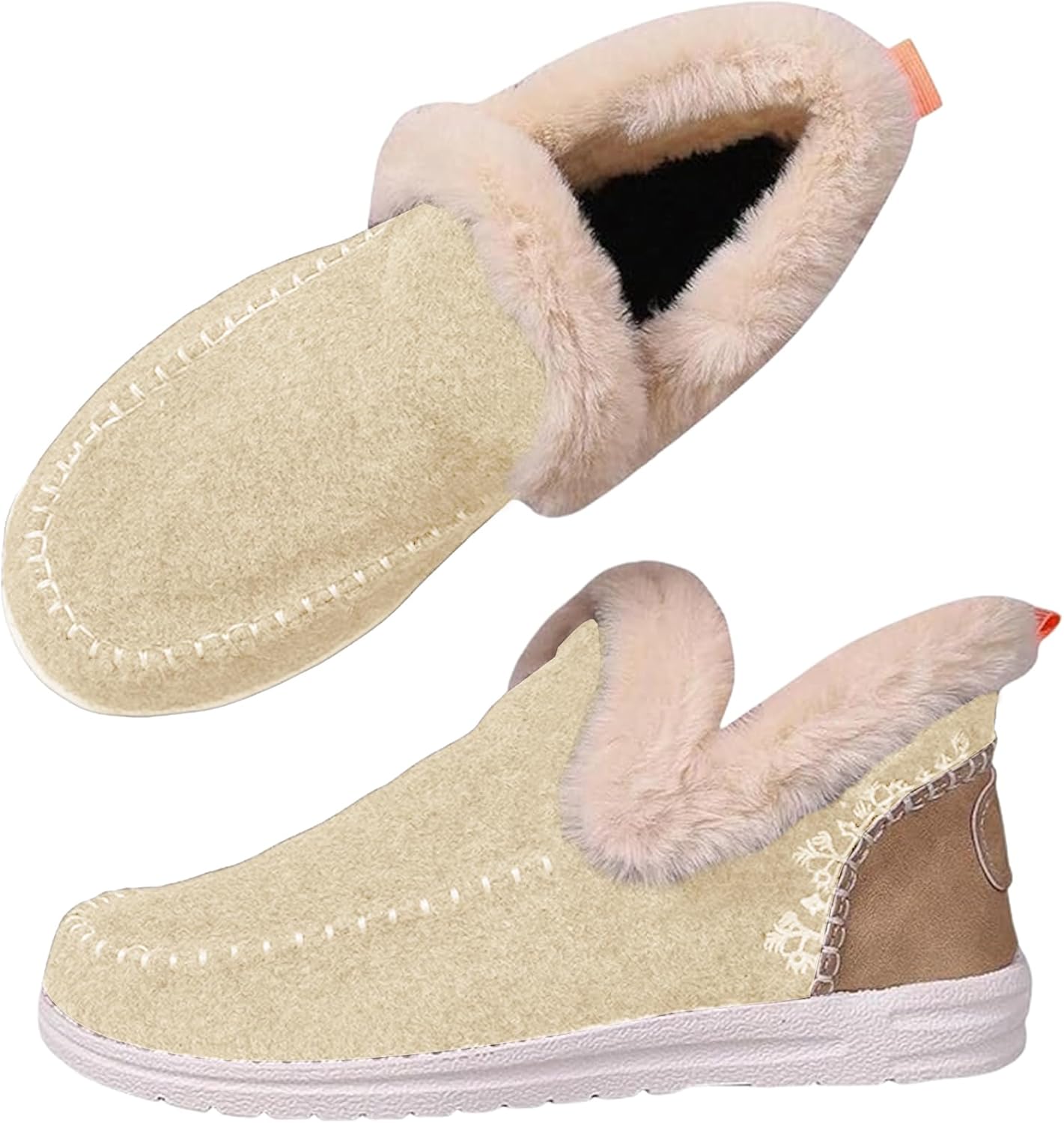 Тапочки Baimiu для женщин и мужчин, для дома и улицы, зимние теплые пушистые ботинки, кроссовки без шнурков для уютных ног, широкие тапочки унисекс, бежевый
Тапочки Baimiu для женщин и мужчин, для дома и улицы, зимние теплые пушистые ботинки, кроссовки без шнурков для уютных ног, широкие тапочки унисекс, бежевый