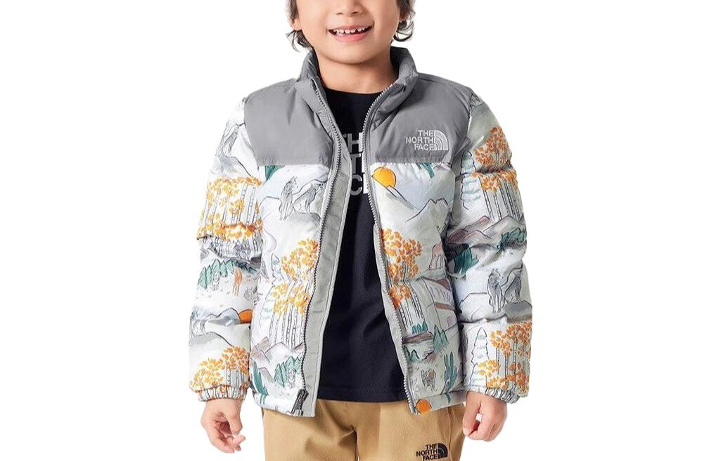 Детский пуховик THE NORTH FACE, цвет Multicolor 
Детский пуховик THE NORTH FACE, цвет Multicolor