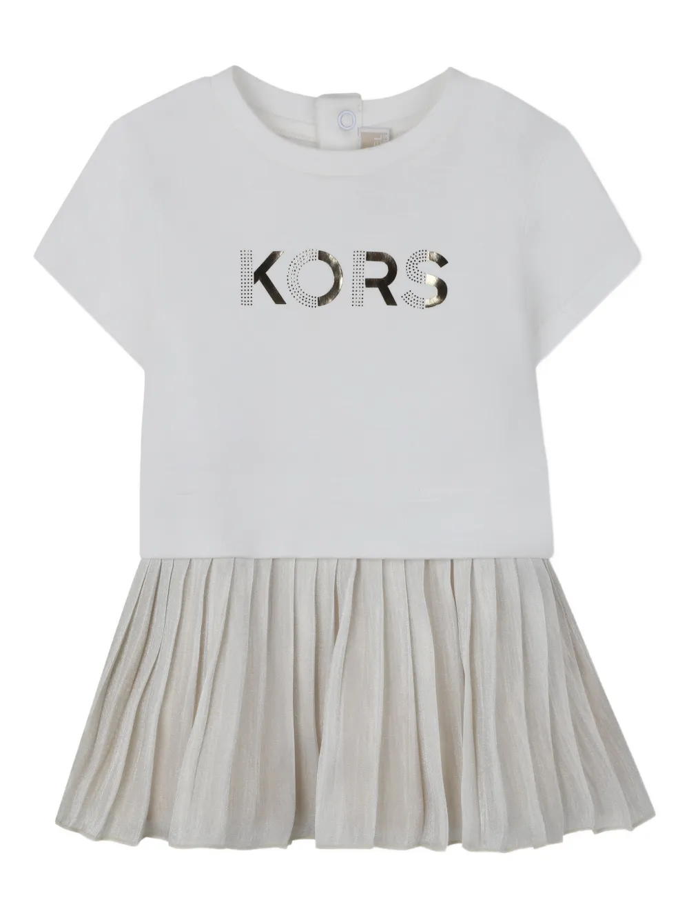 Платье-футболка с плиссировкой Michael Kors Kids, белый
Платье-футболка с плиссировкой Michael Kors Kids, белый