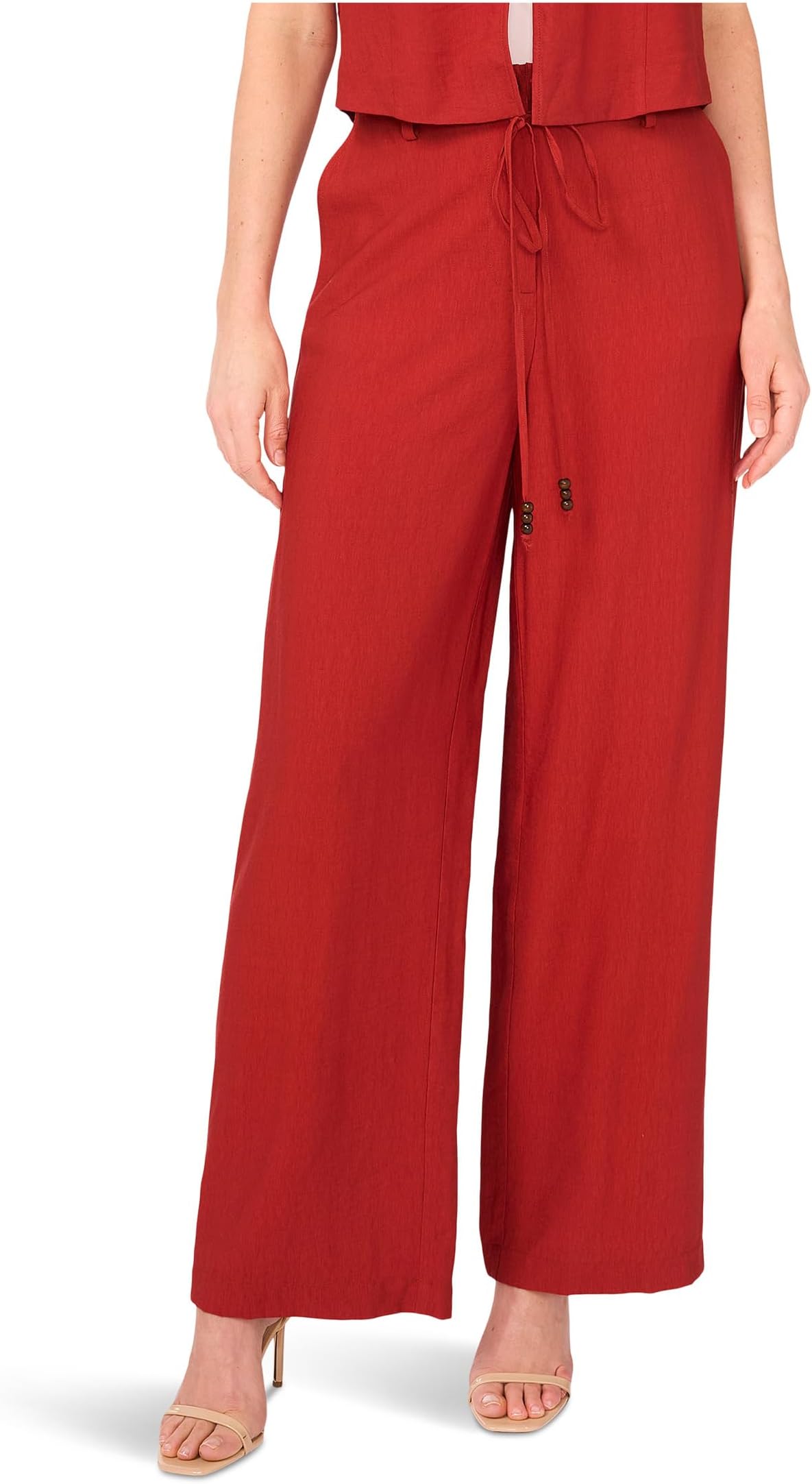 Брюки Vince Camuto Trousers With Ties, Chilli
Брюки Vince Camuto Trousers With Ties, Chilli