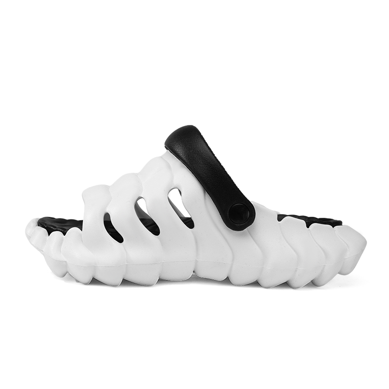 CAMOSI Скользостойкие мужские шлепанцы слайдеры бело-черные, цвет White Black
CAMOSI Скользостойкие мужские шлепанцы слайдеры бело-черные, цвет White Black