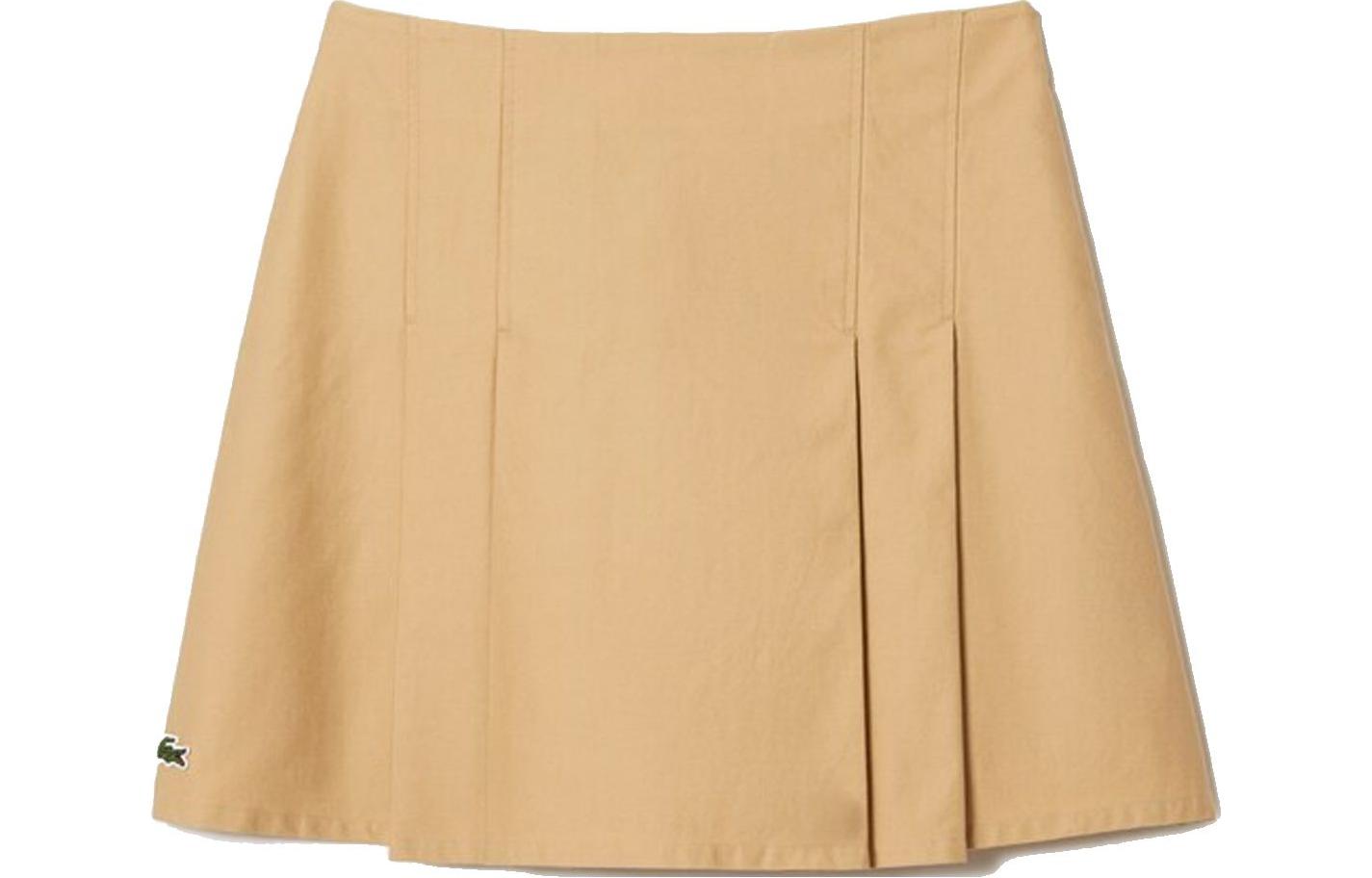 Плиссированная твилловая мини-юбка LACOSTE, хаки
Плиссированная твилловая мини-юбка LACOSTE, хаки