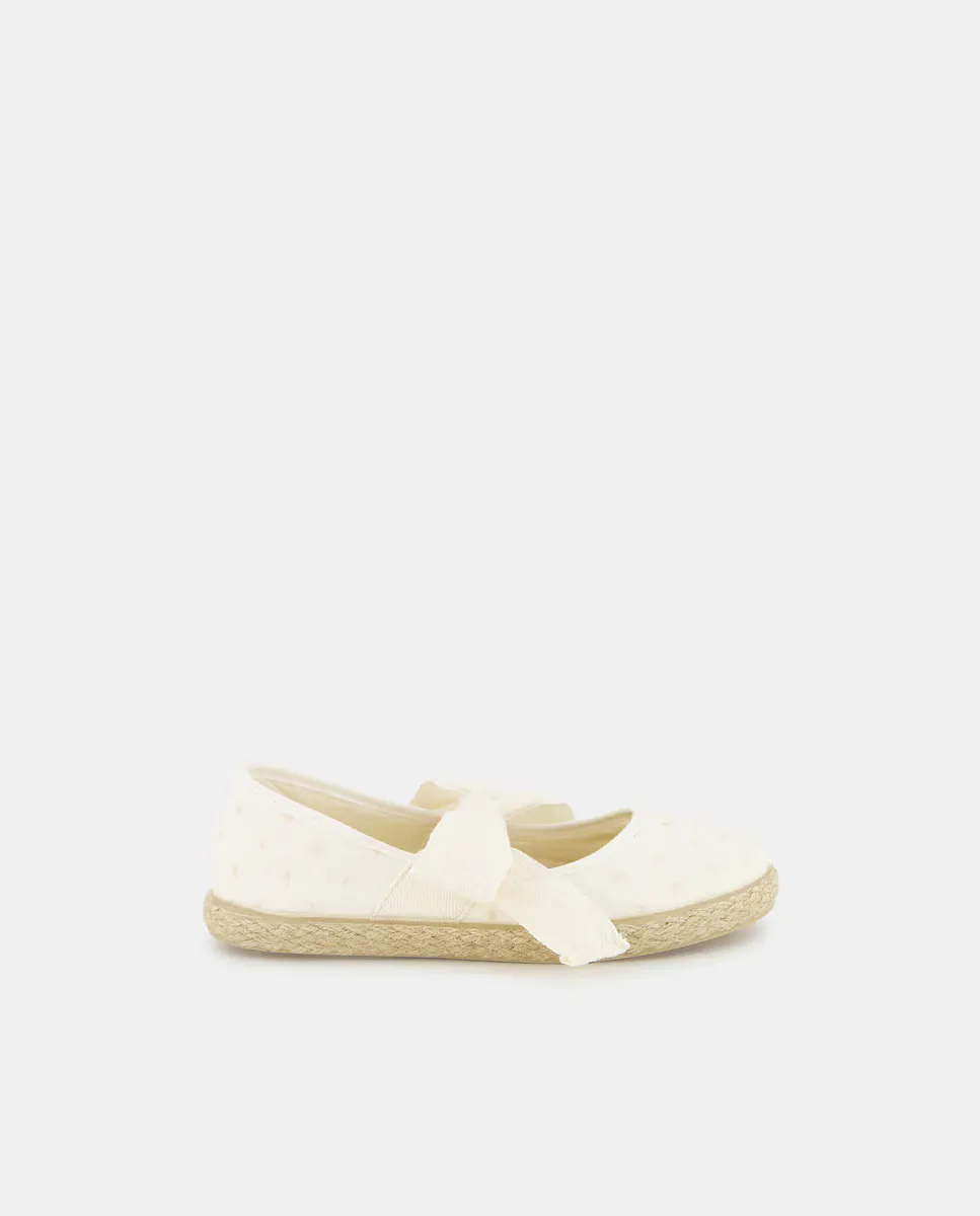 Эспадрильи для девочек из льна с бантом Chuches, белый
Эспадрильи для девочек из льна с бантом Chuches, белый