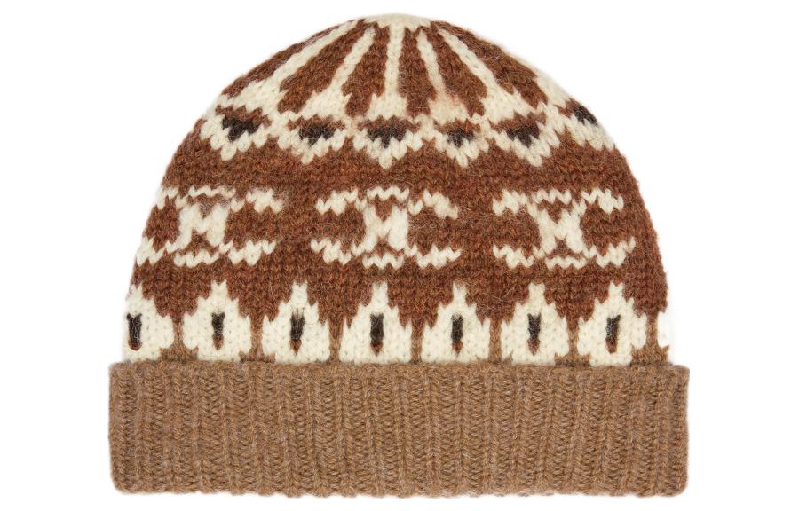 CELINE Шапка In Triomphe Fair Isle из шерсти, Brown
CELINE Шапка In Triomphe Fair Isle из шерсти, Brown