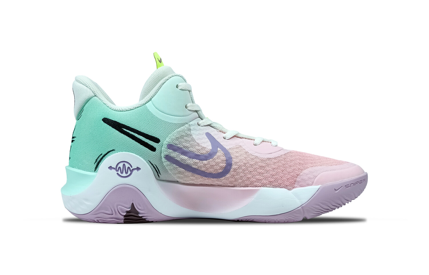 Кроссовки Nike KD Trey 5 IX Vintage Basketball Shoes Men Mid-top Turquoise, светло-фиолетовый
Кроссовки Nike KD Trey 5 IX Vintage Basketball Shoes Men Mid-top Turquoise, светло-фиолетовый