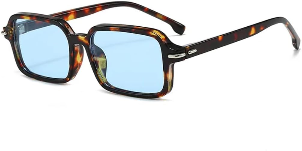 Модные прямоугольные женские солнцезащитные очки в стиле ретро с заклепками, модные мужские зеленые солнцезащитные очки с защитой от УФ-излучения UV400 UUPTTPL, Leopard Blue
Модные прямоугольные женские солнцезащитные очки в стиле ретро с заклепками, модные мужские зеленые солнцезащитные очки с защитой от УФ-излучения UV400 UUPTTPL, Leopard Blue