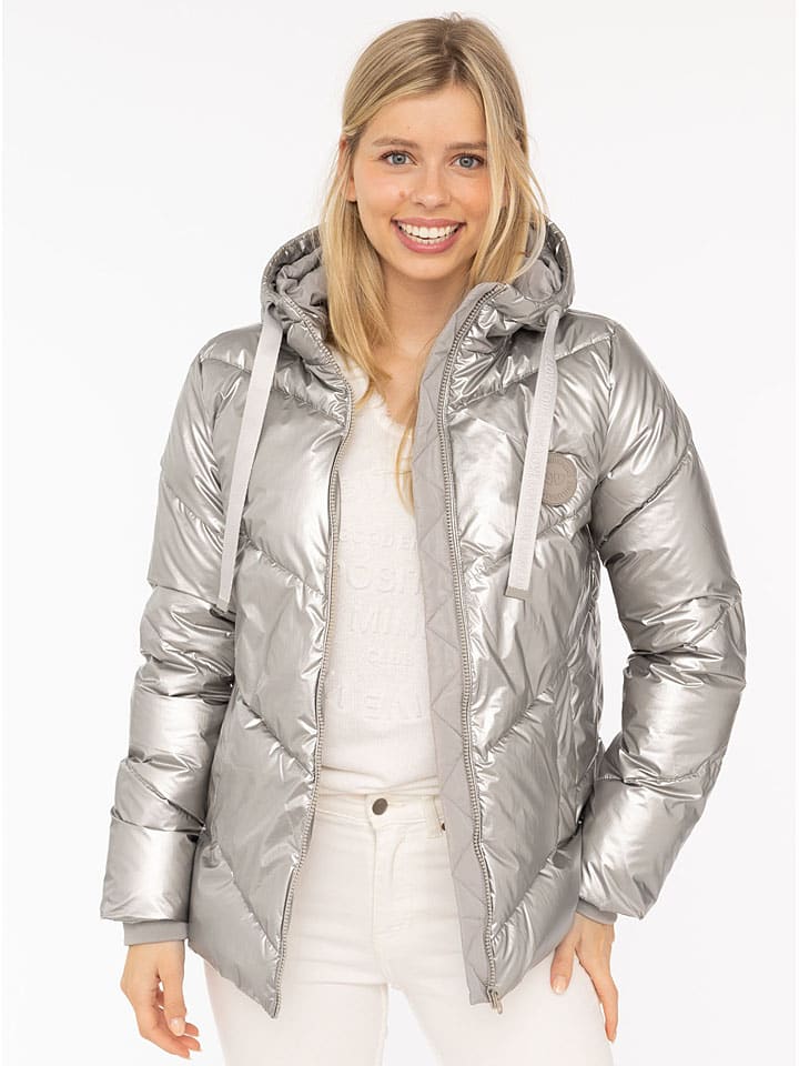 Zwillingsherz Стеганая куртка серебристого цвета
Zwillingsherz Стеганая куртка серебристого цвета