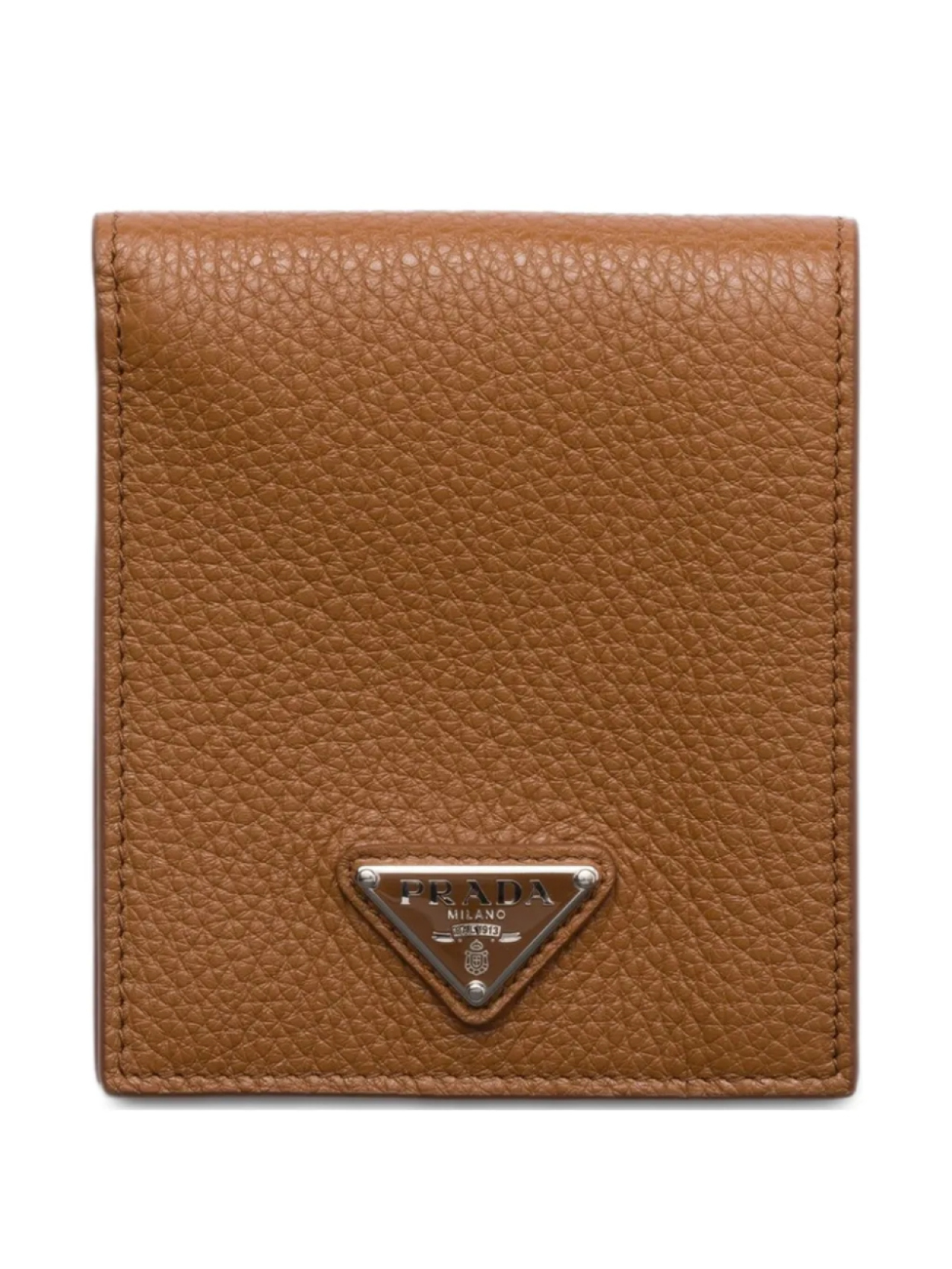 Prada кошелек из зернистой кожи, коричневый
Prada кошелек из зернистой кожи, коричневый