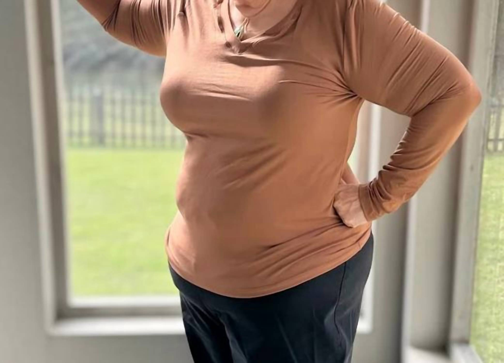 Лонгслив женский ZENANA, коричневый
Лонгслив женский ZENANA, коричневый