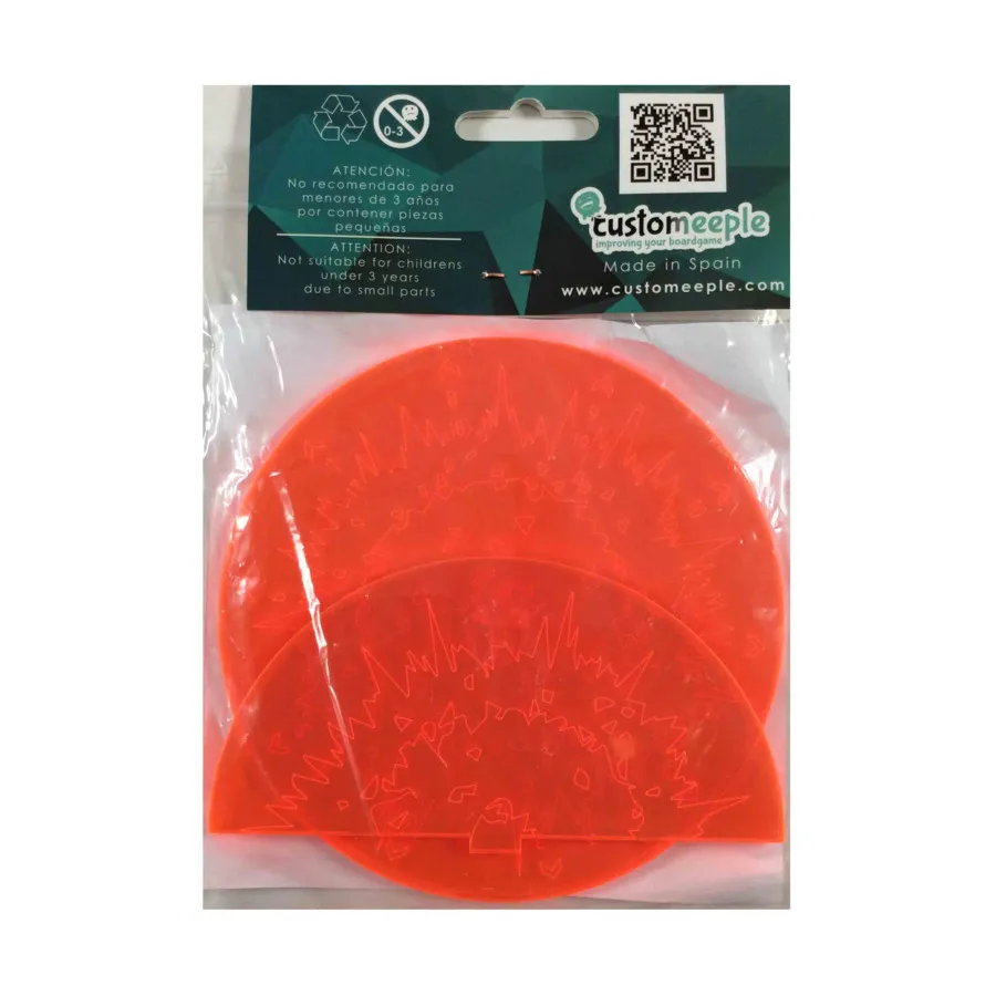 Шаблон взрыва (3-е издание), Infinity - Tokens, Markers & Templates (Customeeple) 
Шаблон взрыва (3-е издание), Infinity - Tokens, Markers & Templates (Customeeple)