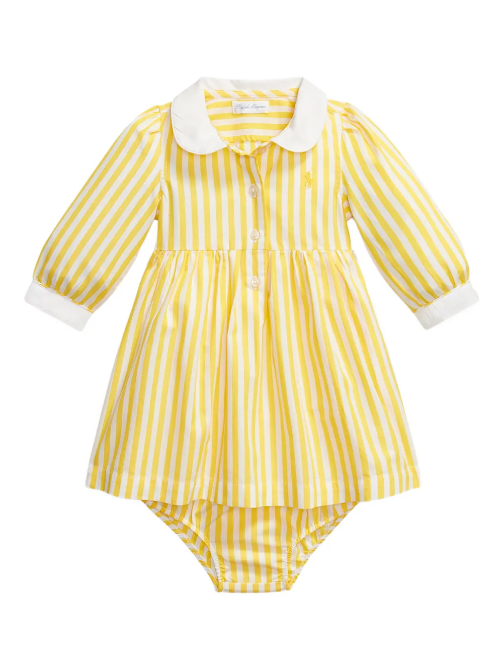 Платье в полоску Polo Ralph Lauren Kids, желтый
Платье в полоску Polo Ralph Lauren Kids, желтый