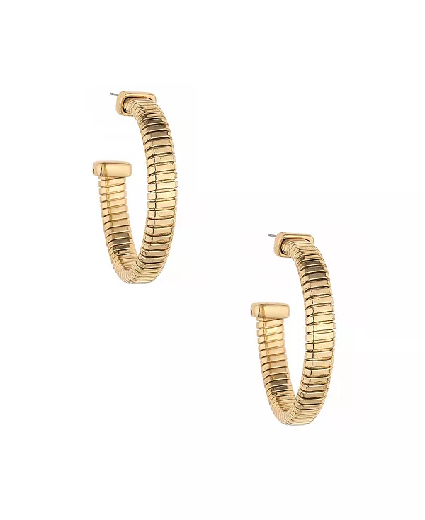 Ваши незаменимые серьги-кольца с гибкой цепочкой-змейкой, покрытые 18-каратным золотом Ettika, gold
Ваши незаменимые серьги-кольца с гибкой цепочкой-змейкой, покрытые 18-каратным золотом Ettika, gold