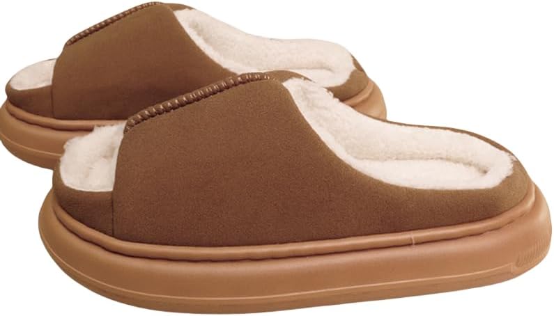 Тапочки Avilego Fuzzy для женщин и мужчин, уютные теплые обувь для дома и улицы, с искусственным мехом, зимние открытые тапочки-сандалии, Coffee
Тапочки Avilego Fuzzy для женщин и мужчин, уютные теплые обувь для дома и улицы, с искусственным мехом, зимние открытые тапочки-сандалии, Coffee