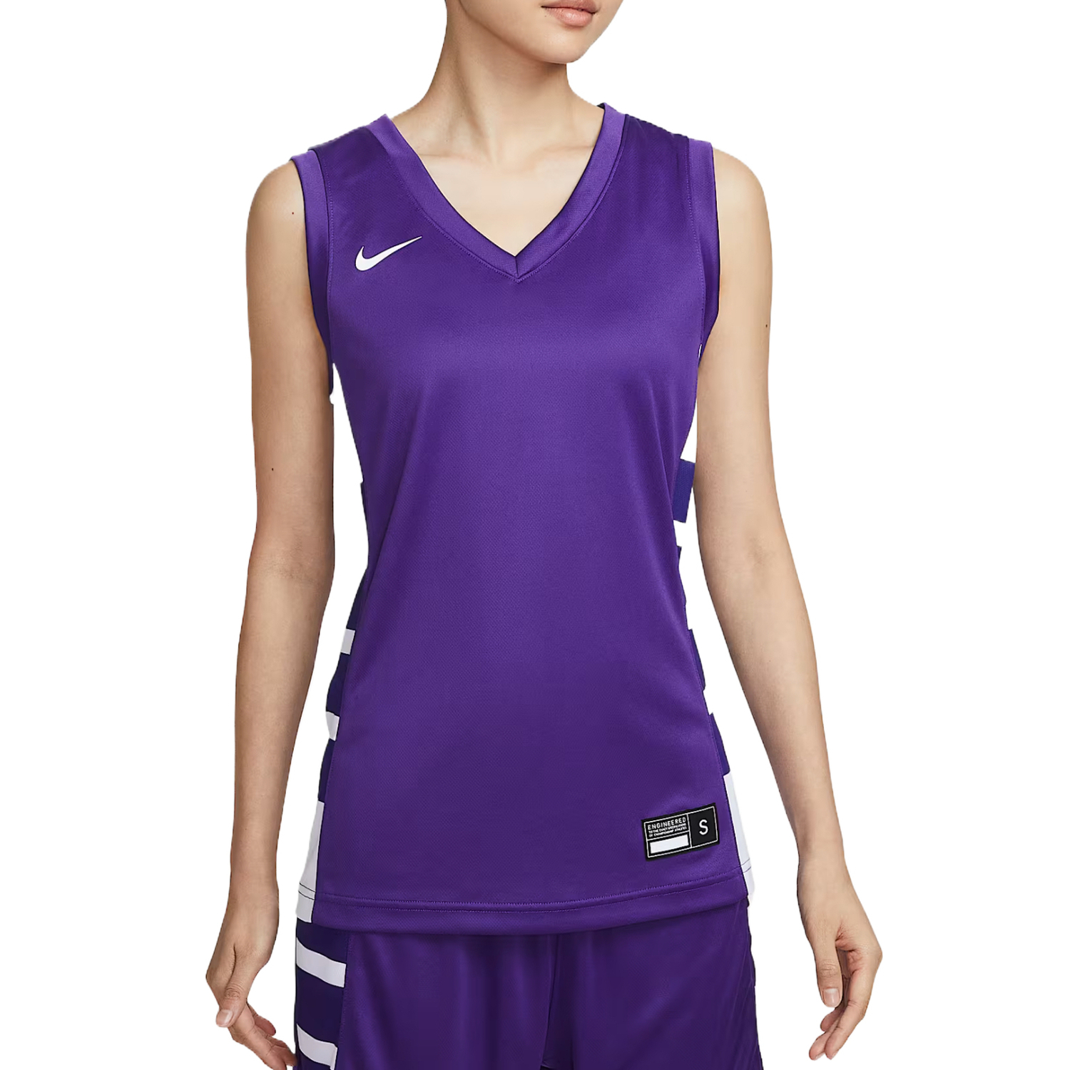 Nike Дри-Файт баскетбольная майка женская команда Purple
Nike Дри-Файт баскетбольная майка женская команда Purple