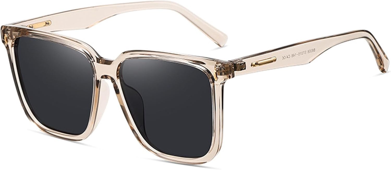 Поляризованные солнцезащитные очки в крупной оправе для мужчин и женщин, модные, из материала TR90, квадратная оправа, защита от УФ-излучения UV400, подходят для вождения, рыбалки и игры в гольф Aiulolam, D
Поляризованные солнцезащитные очки в крупной оправе для мужчин и женщин, модные, из материала TR90, квадратная оправа, защита от УФ-излучения UV400, подходят для вождения, рыбалки и игры в гольф Aiulolam, D