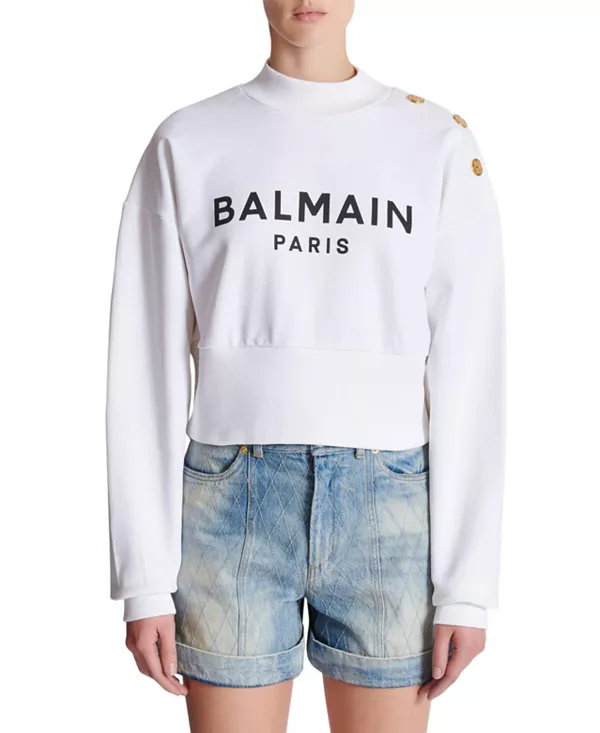 Толстовка Balmain Paris с принтом Balmain, белый
Толстовка Balmain Paris с принтом Balmain, белый