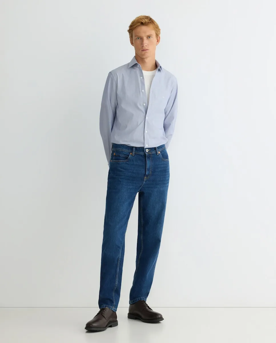 Мужская рубашка современного покроя в полоску Michael Kors, синий
Мужская рубашка современного покроя в полоску Michael Kors, синий