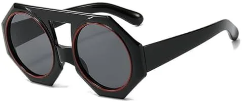 Большие круглые солнцезащитные очки в стиле панк для женщин, винтажные солнцезащитные очки в стиле стимпанк для дам, стильные солнцезащитные очки MTZJH, C1blackgray
Большие круглые солнцезащитные очки в стиле панк для женщин, винтажные солнцезащитные очки в стиле стимпанк для дам, стильные солнцезащитные очки MTZJH, C1blackgray